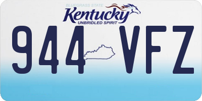 KY license plate 944VFZ