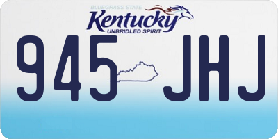 KY license plate 945JHJ
