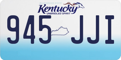 KY license plate 945JJI