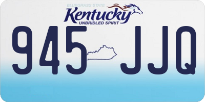KY license plate 945JJQ