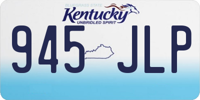 KY license plate 945JLP