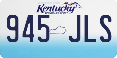 KY license plate 945JLS