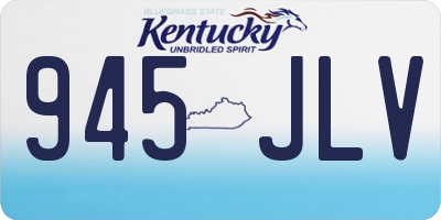 KY license plate 945JLV