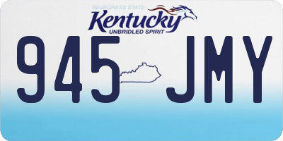 KY license plate 945JMY