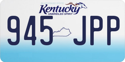 KY license plate 945JPP