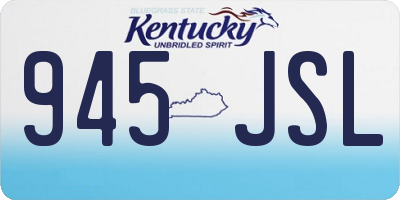 KY license plate 945JSL