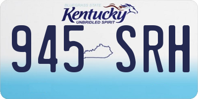 KY license plate 945SRH
