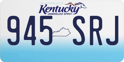 KY license plate 945SRJ