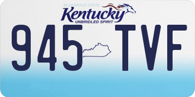 KY license plate 945TVF