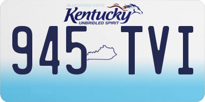 KY license plate 945TVI