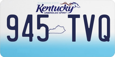 KY license plate 945TVQ