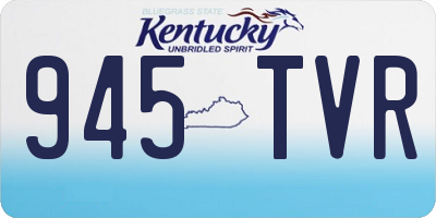 KY license plate 945TVR