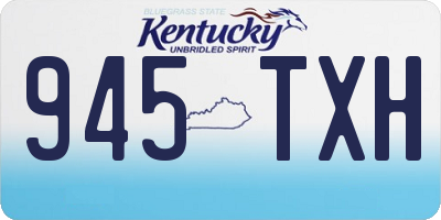 KY license plate 945TXH