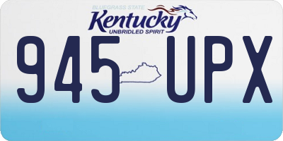 KY license plate 945UPX