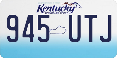 KY license plate 945UTJ