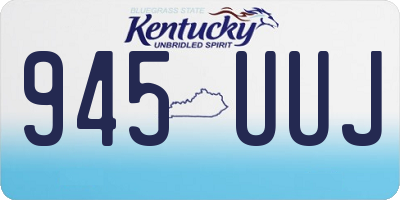 KY license plate 945UUJ