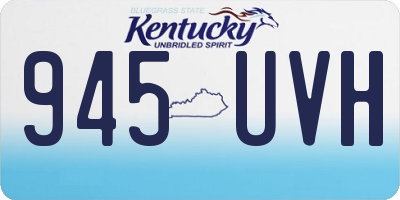 KY license plate 945UVH