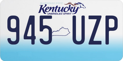 KY license plate 945UZP
