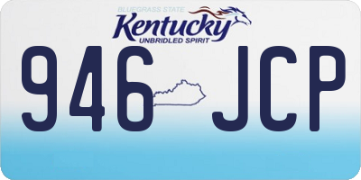 KY license plate 946JCP