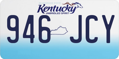 KY license plate 946JCY