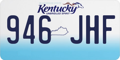 KY license plate 946JHF