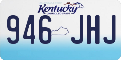 KY license plate 946JHJ