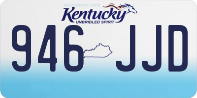 KY license plate 946JJD