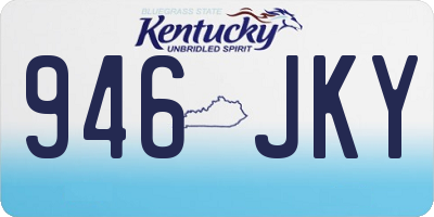 KY license plate 946JKY