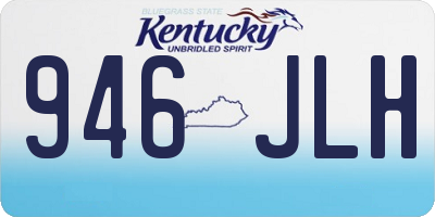KY license plate 946JLH