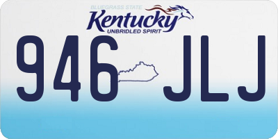 KY license plate 946JLJ