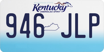 KY license plate 946JLP