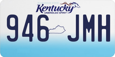 KY license plate 946JMH