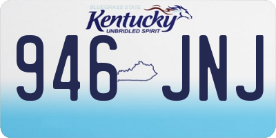 KY license plate 946JNJ