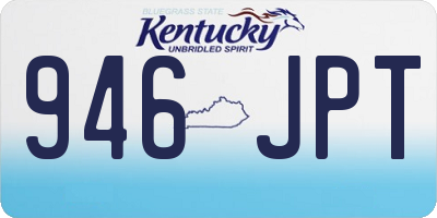 KY license plate 946JPT