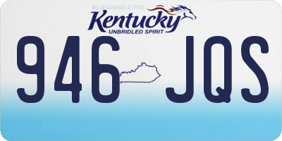 KY license plate 946JQS