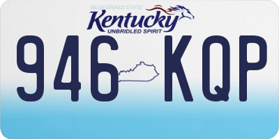 KY license plate 946KQP