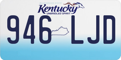 KY license plate 946LJD