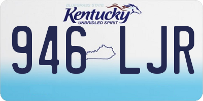 KY license plate 946LJR