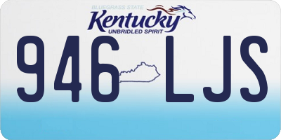 KY license plate 946LJS