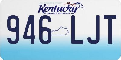 KY license plate 946LJT