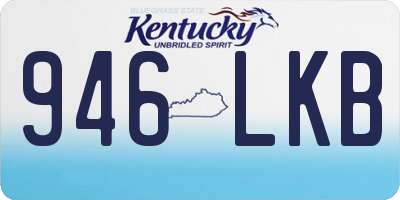 KY license plate 946LKB