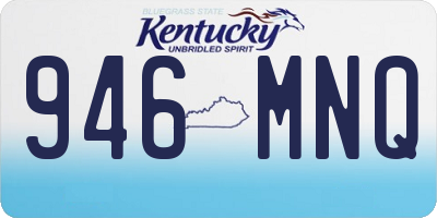 KY license plate 946MNQ
