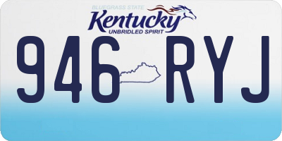 KY license plate 946RYJ