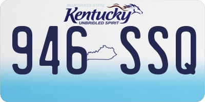 KY license plate 946SSQ