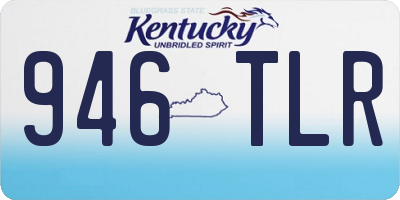 KY license plate 946TLR