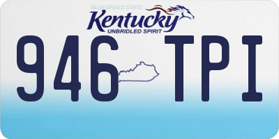 KY license plate 946TPI