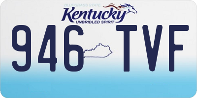 KY license plate 946TVF