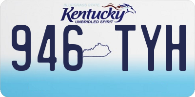 KY license plate 946TYH