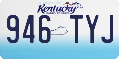 KY license plate 946TYJ