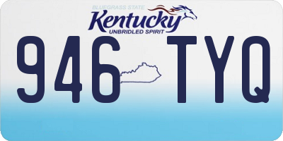 KY license plate 946TYQ